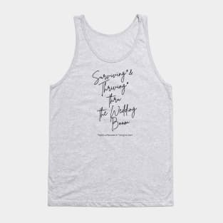 Surviving & Thriving Wedding Boom Tank Top